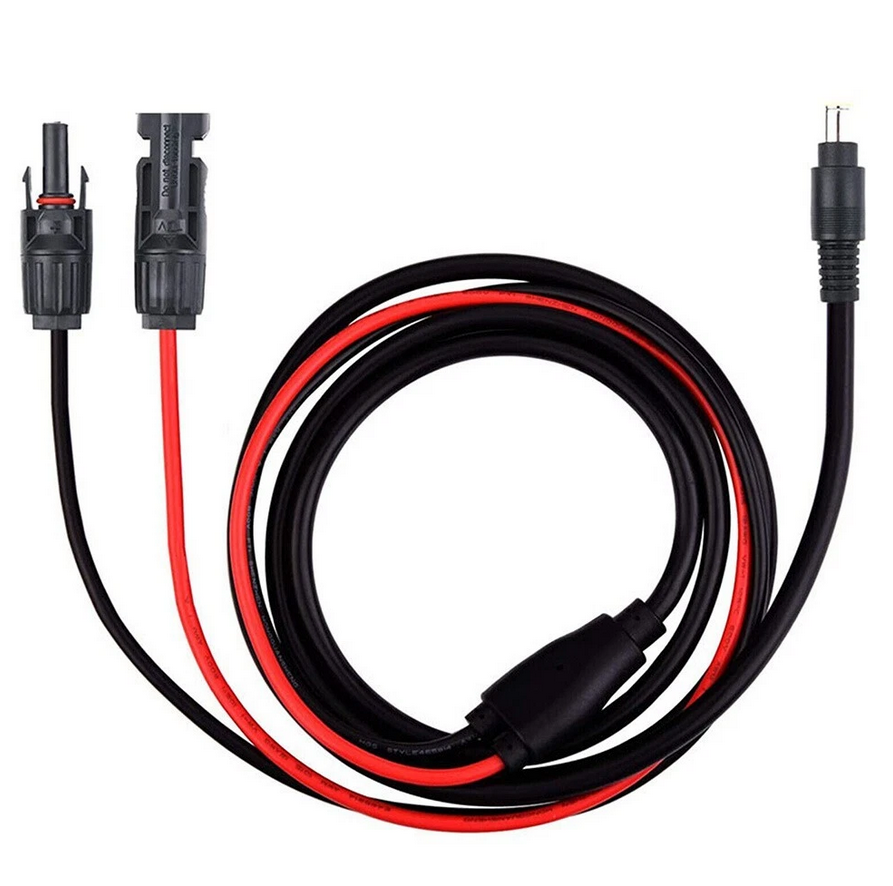 DC 8mm Female to Connector Adapter Cable Power Plug for Solar Panel Connector