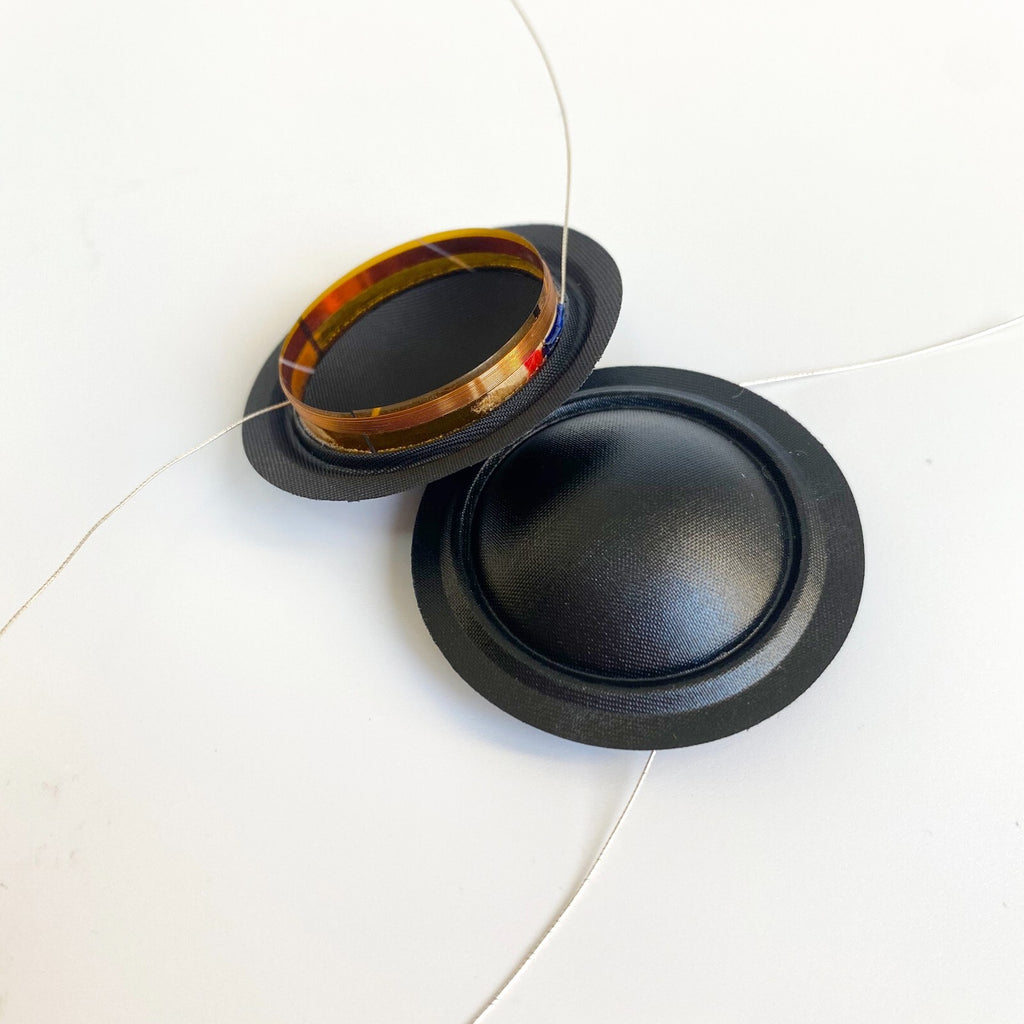 2 Replacement Silk Dome Diaphragms For KEF Tweeter NT25 SP1276 4Ω 1" VCL Repair