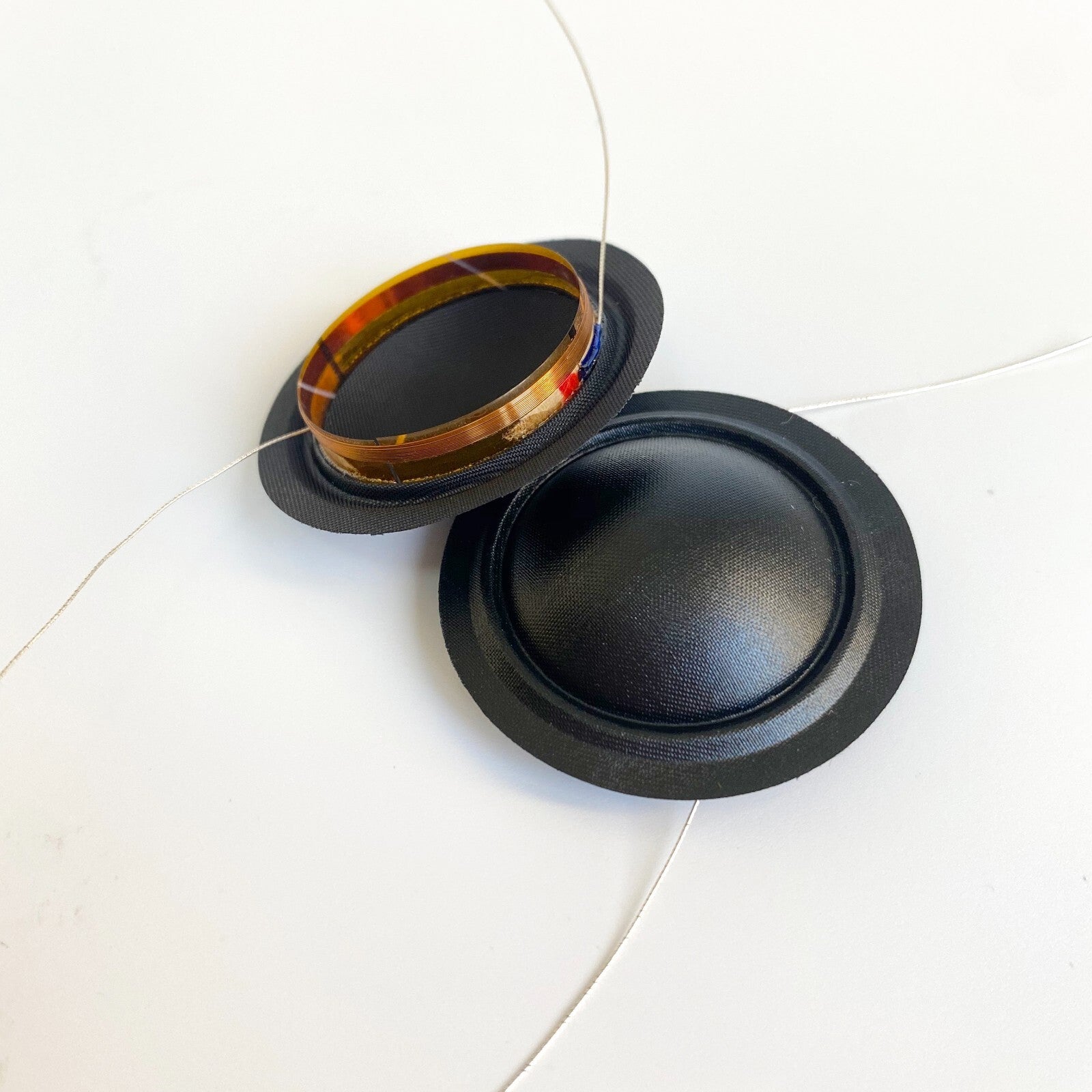 2 Replacement Silk Dome Diaphragms For KEF Tweeter NT25 SP1276 4Ω 1" VCL Repair
