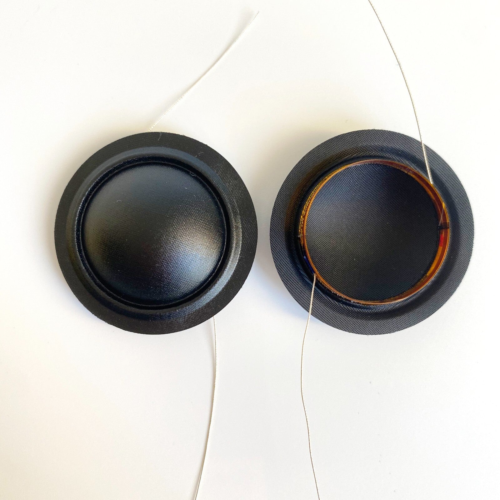 2 Replacement Silk Dome Diaphragms For KEF Tweeter NT25 SP1276 4Ω 1" VCL Repair